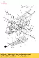 5UHF11100200, Yamaha, frame comp. yamaha yfm 350 2004 2005 2006 2007 2008 2009 2010 2011, Novo