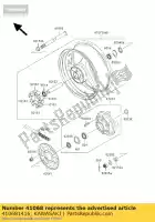 410681416, Kawasaki, Eje, rr kawasaki ZX ninja r 1200 12, Nuevo