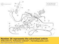 AP8104574, Aprilia, Anti.v gewicht, zwart, Nieuw