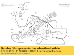 Aprilia AP8104574, Anti.v gewicht, zwart, OEM: Aprilia AP8104574