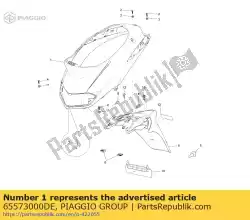 Aqui você pode pedir o proteção traseira em Piaggio Group , com o número da peça 65573000DE: