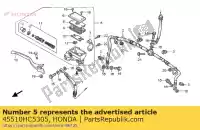 45510HC5305, Honda, subconjunto do cilindro, fr. mestre honda trx 400 450 2000 2001 2002 2003 2004, Novo