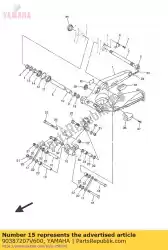 Qui puoi ordinare collare (3 ma) da Yamaha , con numero parte 90387207V600: