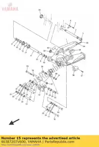 yamaha 90387207V600 collare (3 ma) - Il fondo