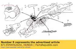 Qui puoi ordinare striscia a, l. Cappuccio laterale (# da Honda , con numero parte 87135MAY620ZA: