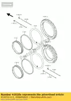 410251113, Kawasaki, rim,rr,2.15x17 kl250-d2 kawasaki klr 250 1985 1986 1987 1988 1989 1990 1991 1992 1994, New