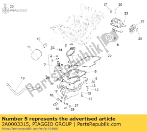 aprilia 2A0003315 ? lwanne - Lato superiore