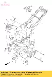 Ici, vous pouvez commander le casquette, boîte à outils auprès de Yamaha , avec le numéro de pièce 2D1213990000: