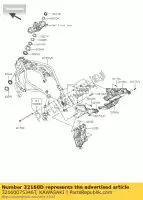 32160075346T, Kawasaki, frame-comp, main, f.w.m.gr zx100 kawasaki h2 h2r 1000 2016, Nuovo