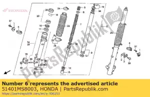 Honda 51401MS8003 spring a, fr.cush. - Lado inferior