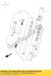 Here you can order the cap,fr fork from Suzuki, with part number 5118938C00: