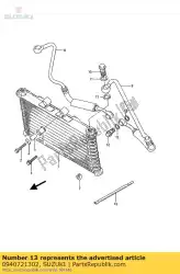 Qui puoi ordinare morsetto da Suzuki , con numero parte 0940721302: