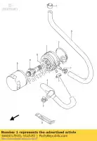 1660017E00, Suzuki, cooler assy,oil suzuki gsx r rf 600 750 900 1992 1993 1994 1995 1996 1997 1998, New