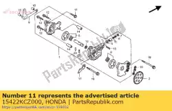 Here you can order the no description available at the moment from Honda, with part number 15422KCZ000: