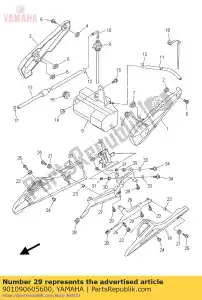 yamaha 901090605600 parafuso - Lado inferior