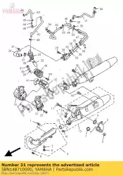 pijp 1 van Yamaha, met onderdeel nummer 5BN148710000, bestel je hier online: