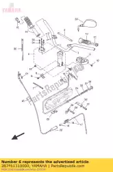 geleidekabel 1 van Yamaha, met onderdeel nummer 2B7F61310000, bestel je hier online: