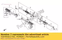 50640GE2760, Honda, brak opisu w tej chwili honda nsr 50 1989, Nowy