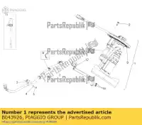 B043926, Piaggio Group, pompa paliwa kpl. aprilia  dorsoduro zd4tv000, zd4tv001, zd4tva00, zd4tva01, zd4tvc00,  1200 2010 2011 2012 2013 2016, Nowy