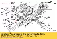 24866HM8A40, Honda, uchwyt, odwrotny drut stopera honda  trx 250 2003 2004 2005 2008 2010 2011 2017 2018 2019 2020, Nowy