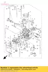 Here you can order the carburetor assy 1 from Yamaha, with part number 5JG141015000: