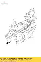 Ici, vous pouvez commander le housse, siège arrière auprès de Suzuki , avec le numéro de pièce 4551216G02YHJ: