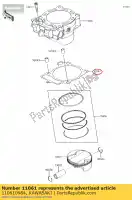 110610984, Kawasaki, uszczelka podstawy cylindra kawasaki kx  f kx450f 450 , Nowy