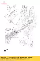 11DF48450100, Yamaha, capa 1 yamaha xt 660 2008 2009 2010 2011 2012 2015, Novo