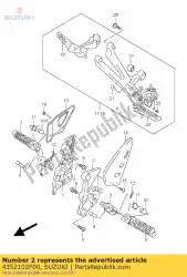 Here you can order the bracket,ftrst,l from Suzuki, with part number 4352102F00: