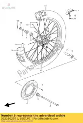 Ici, vous pouvez commander le disque, frein avant auprès de Suzuki , avec le numéro de pièce 5922102B21: