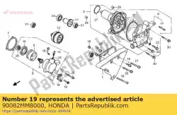 Ici, vous pouvez commander le boulon, douille à bride auprès de Honda , avec le numéro de pièce 90082MM8000: