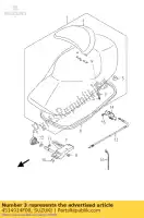 4514914F00, Suzuki, coussin, siège suzuki uh burgman  g uh125 uh200 executive 200 125 , Nouveau