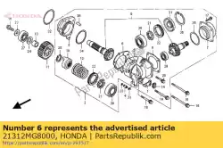 Here you can order the no description available at the moment from Honda, with part number 21312MG8000: