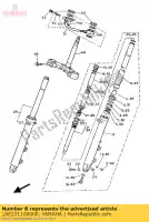 1AE231100000, Yamaha, tubo interior comp.1 yamaha fz 750, Nuevo