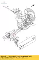 6421013G00, Suzuki, panel, freno trasero suzuki rv vanvan  rv125 rv200 125 200 , Nuevo