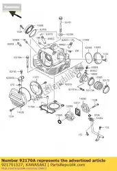 Tutaj możesz zamówić zacisk 43mm kdx125-a5 od Kawasaki , z numerem części 921701527: