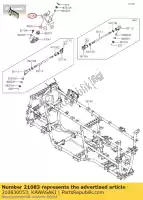 210830053, Kawasaki, Bras, pitman kvf750gcf kawasaki  brute force kvf 750 2012 2013 2014 2015 2016 2017 2018 2019 2020 2021, Nouveau