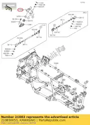 Qui puoi ordinare braccio, pitman kvf750gcf da Kawasaki , con numero parte 210830053: