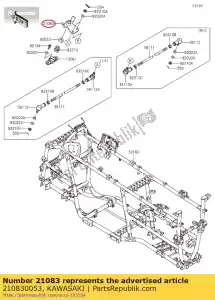 kawasaki 210830053 braccio, pitman kvf750gcf - Il fondo