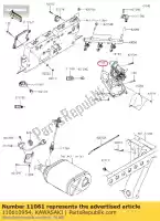 110610954, Kawasaki, 01 junta, acelerador kawasaki kaf820 mule profx 3 seater profxt eps le pro fxt 820 , Novo