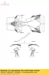 Tutaj możesz zamówić znak kamertonu od Yamaha , z numerem części 5KM2175B0000:
