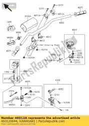 Tutaj możesz zamówić uchwyt-uchwyt, upp ksf450b8f od Kawasaki , z numerem części 460120044: