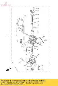 yamaha 5PA14916KE00 aguja (nbke) - Lado inferior