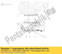 hoofdtribune comp. Van Piaggio Group, met onderdeel nummer 1C000111, bestel je hier online: