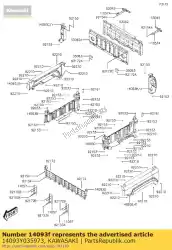 Aquí puede pedir 01 cubierta, lateral, exterior, izda., t. Verde de Kawasaki , con el número de pieza 14093Y035973: