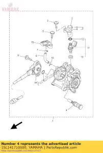 yamaha 1SL141710000 plunger, starter - Bottom side