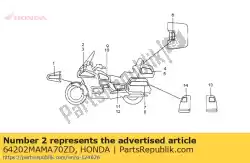 Here you can order the no description available at the moment from Honda, with part number 64202MAMA70ZD: