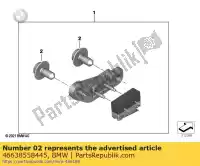 46638558445, BMW, body screw without shoulder - m5x10-a2-80 bmw  310 2016 2017 2018 2019 2020 2021, New