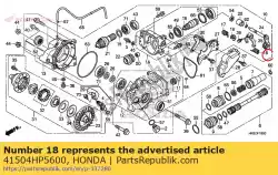 Ici, vous pouvez commander le printemps, fr. Verrouillage de l'embrayage final auprès de Honda , avec le numéro de pièce 41504HP5600: