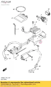 suzuki 3283048H10 suporte, ret ft - Lado inferior